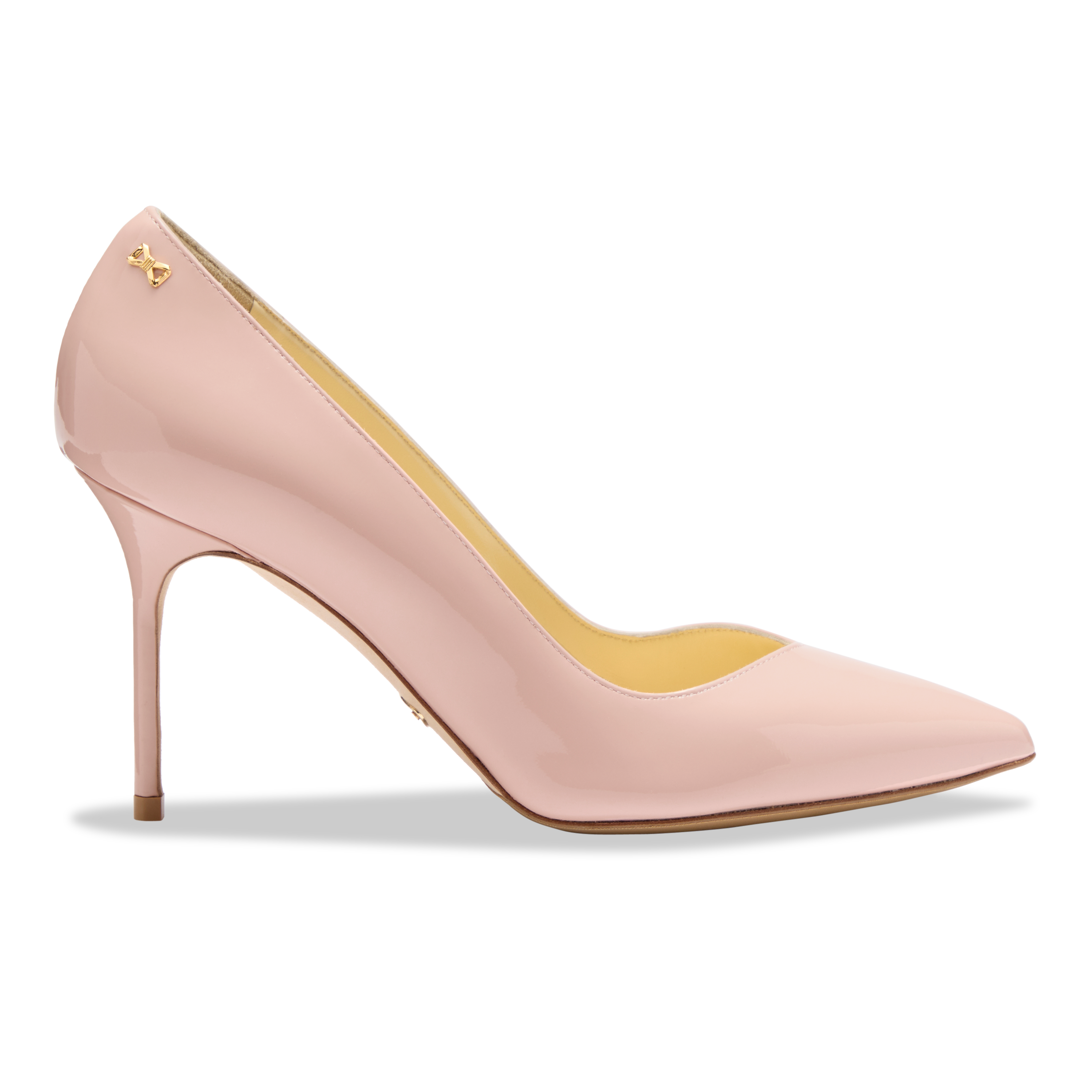 Pink patent pumps outlet