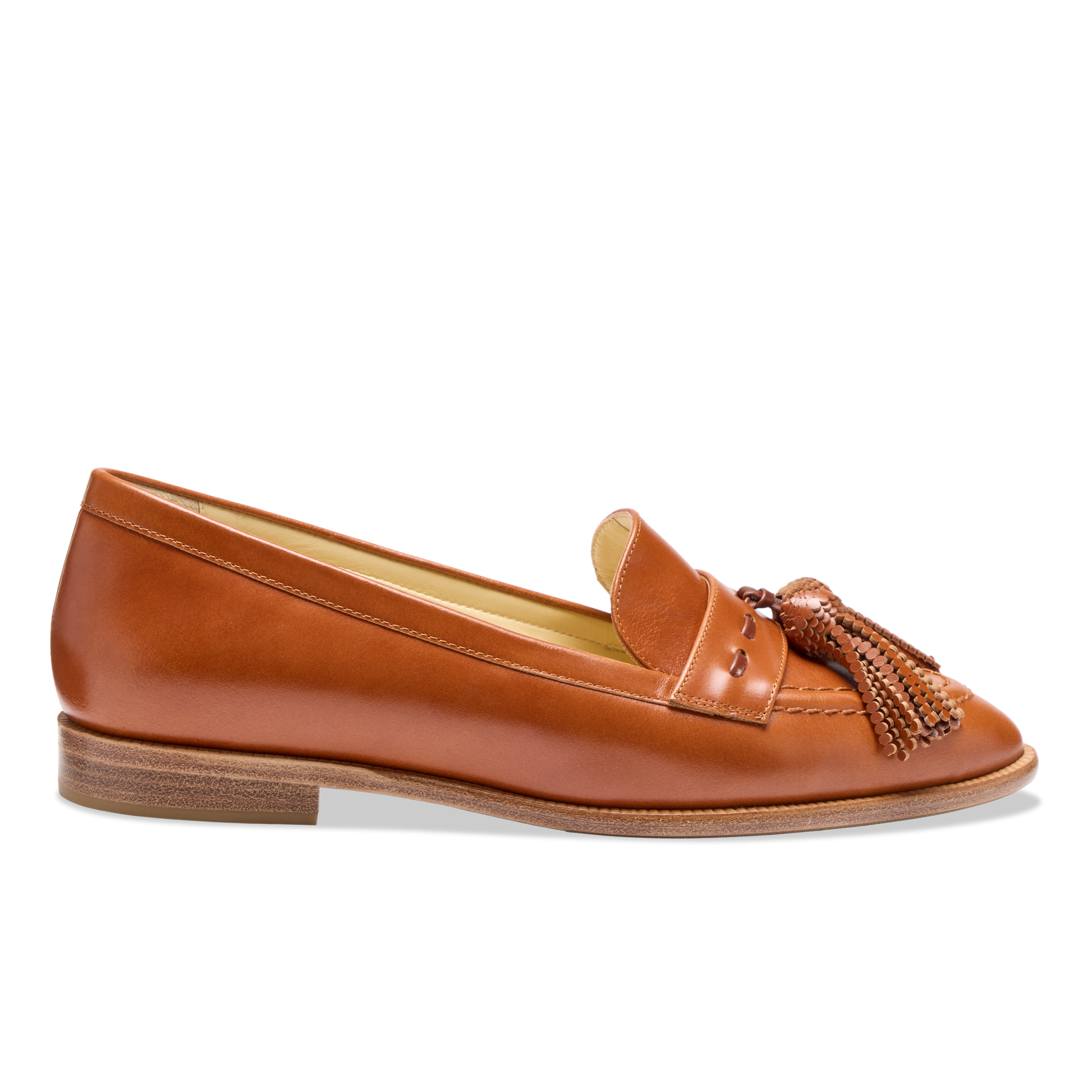 Janet Loafer in Cognac Box Calf
