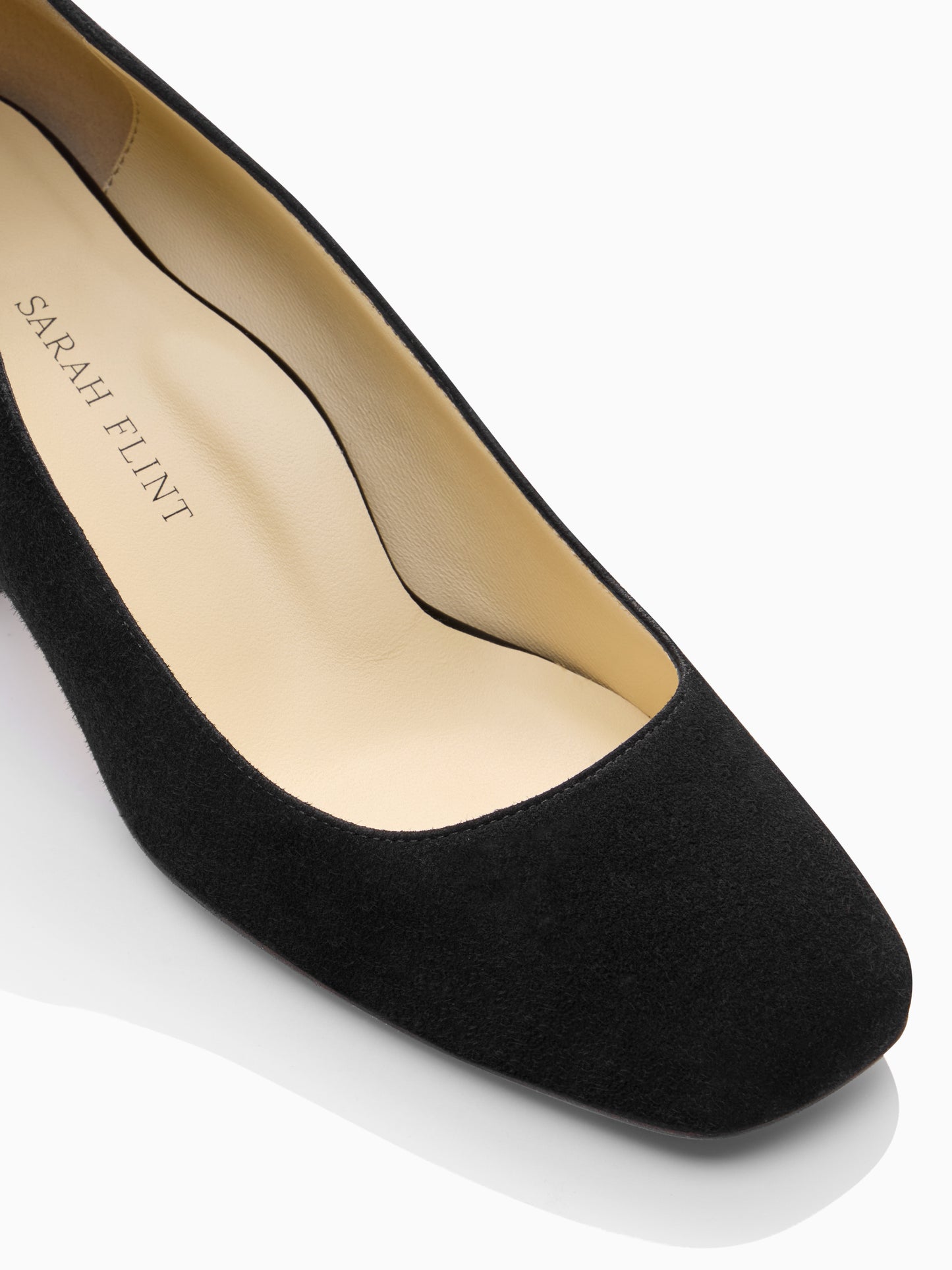 Perfect Stephanie 45 in Black Suede