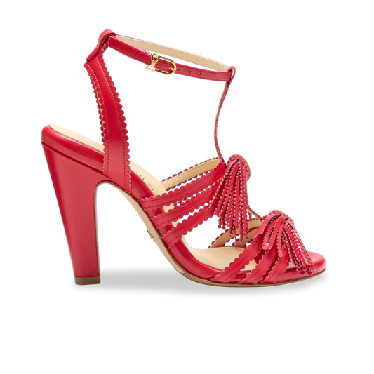 Perfect Kathryn 100 in Rose Red Calf