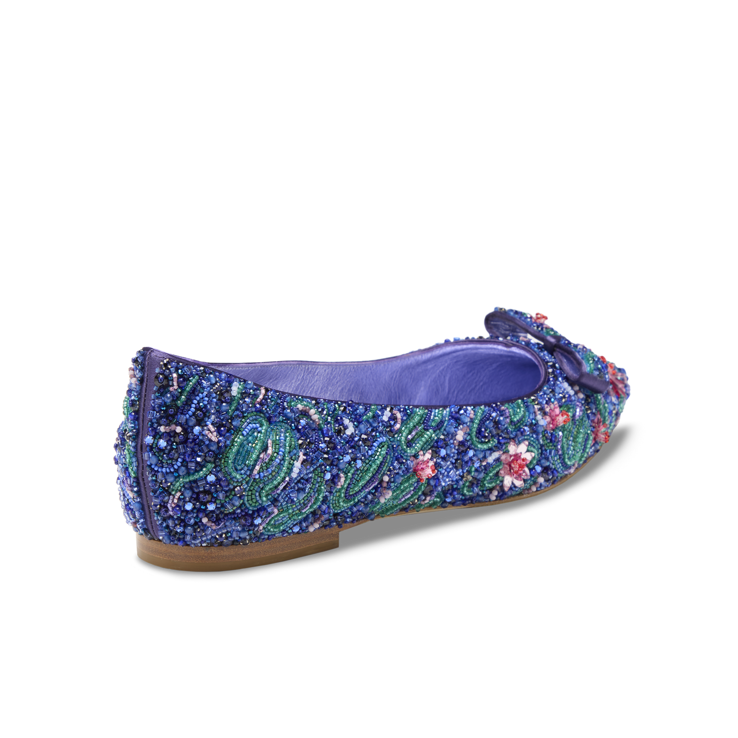 Water Lily Natalie in Water Lilies Embellished Silk