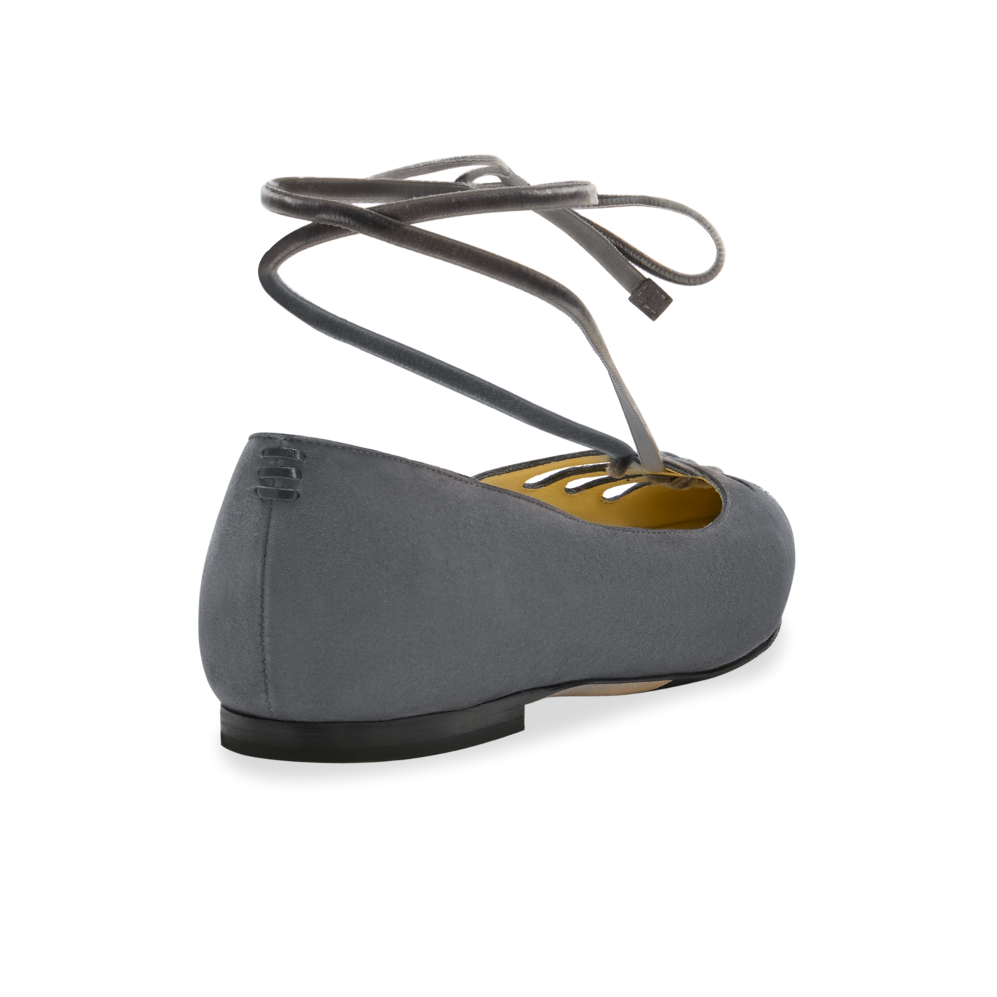 Trish in Stone Gray Suede