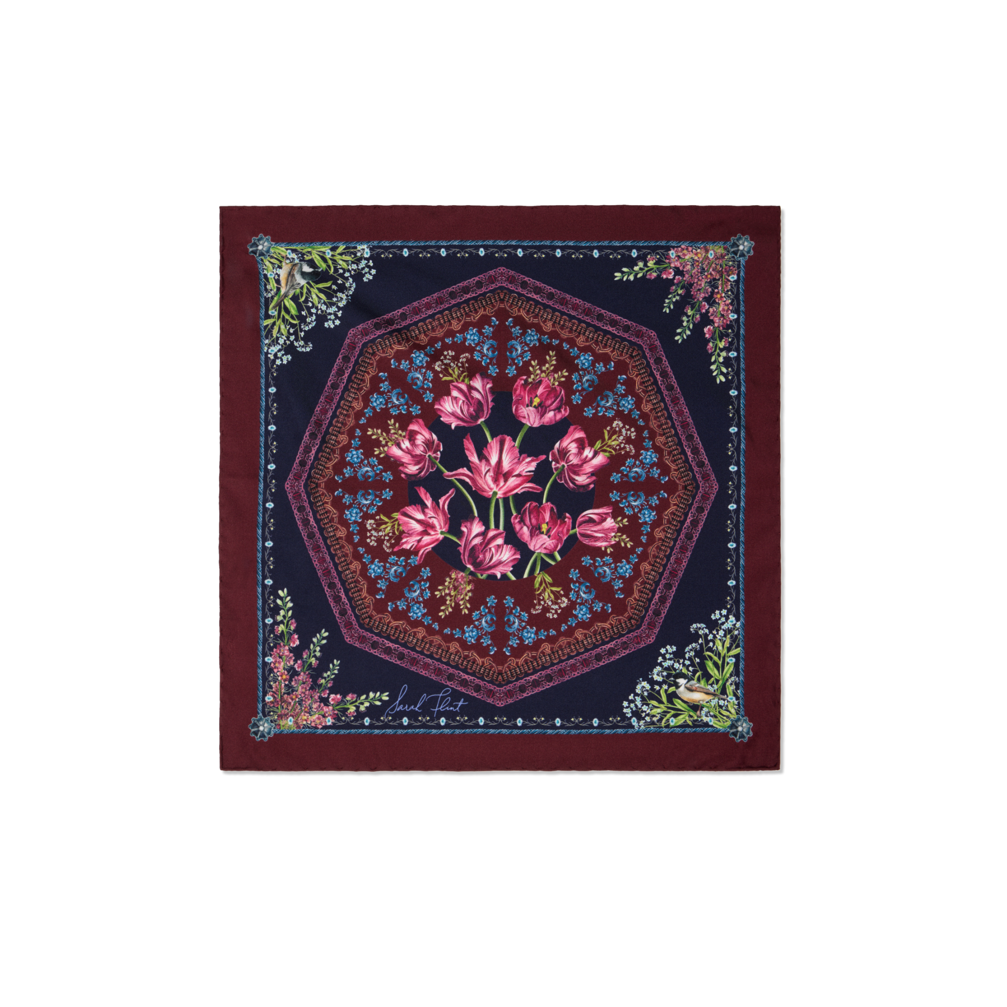 Filigree Floral Scarf 45 – Sarah Flint