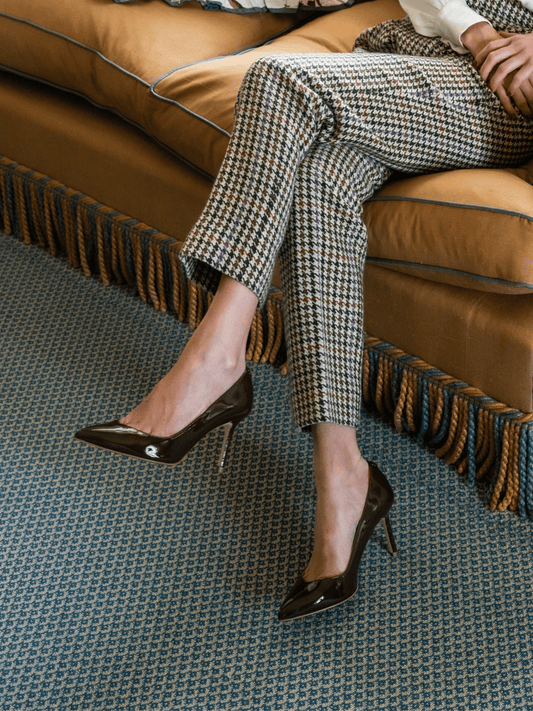Perfect Pump 85 in Deep Mocha Patent