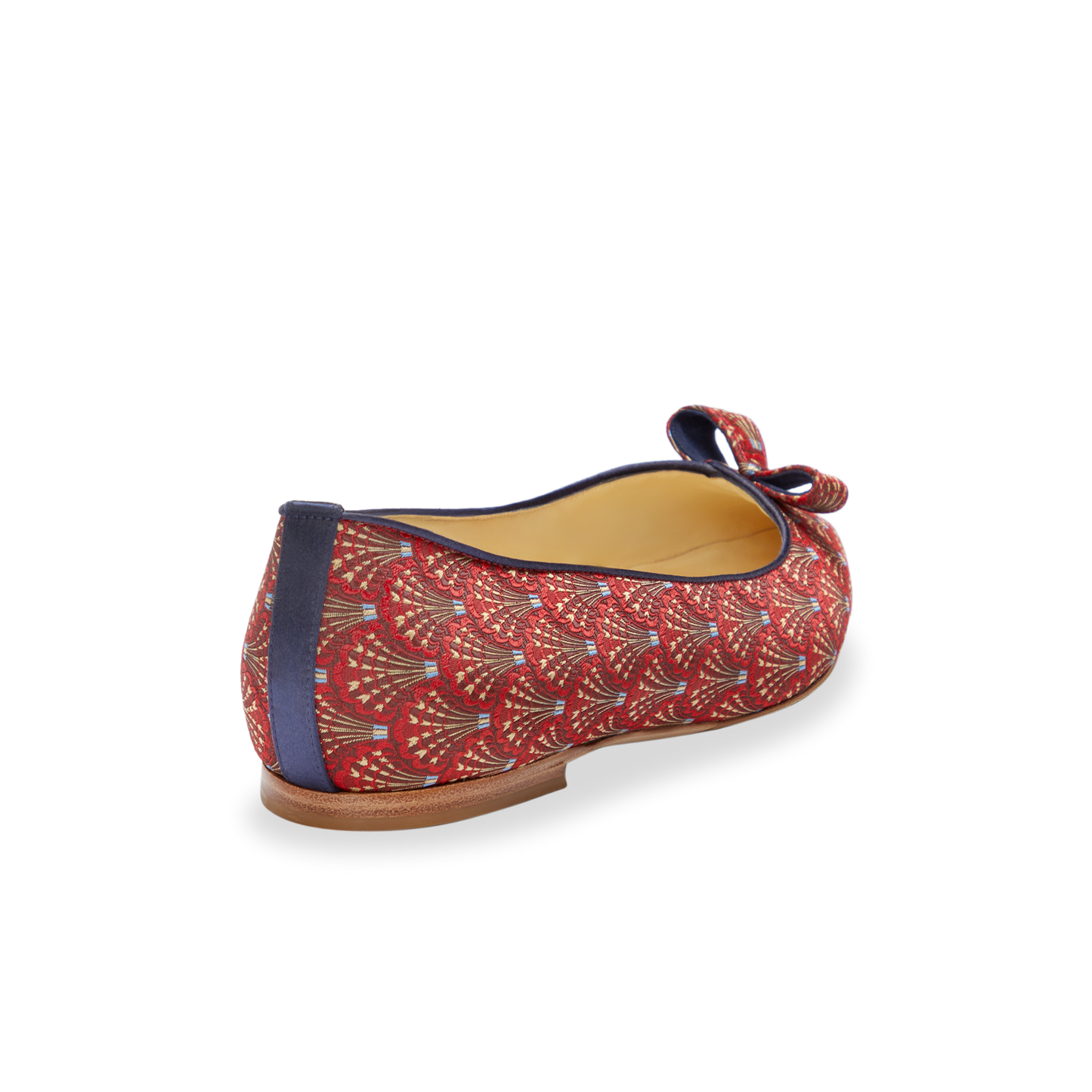 Natalie in Red Vienna Jacquard