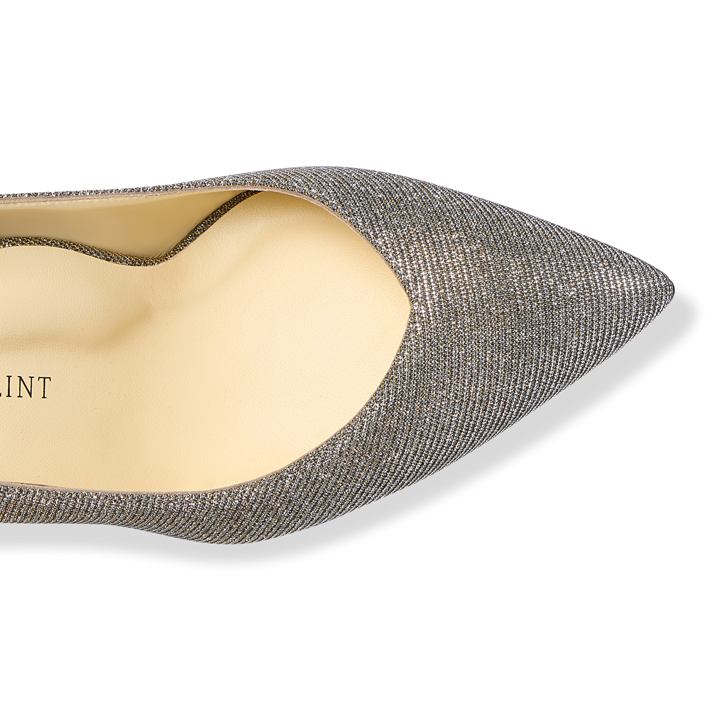 Perfect Kitten Pump 50 in Gunmetal Lame