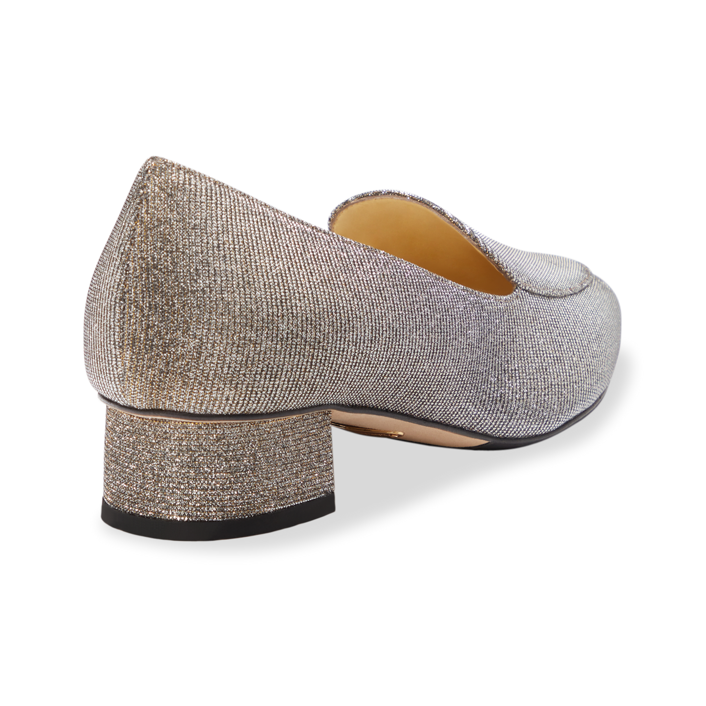 Rosie in Gunmetal Lame