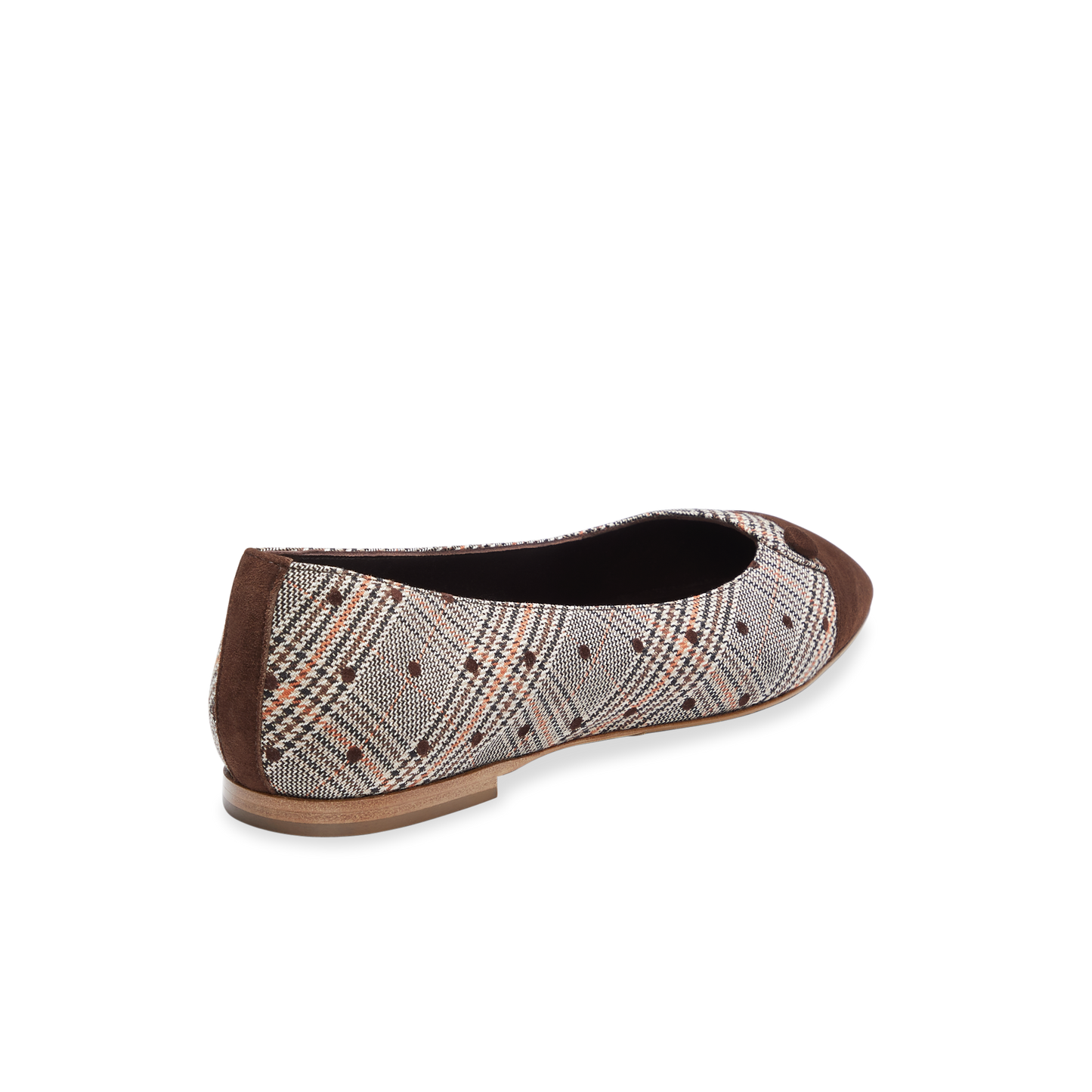 Sacchetto in Espresso Glen Check Textile