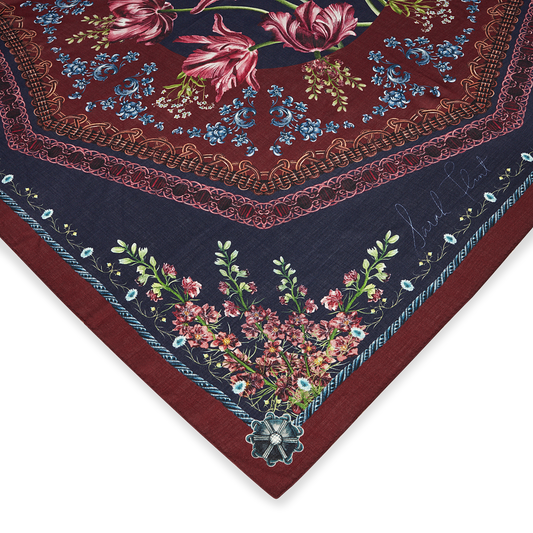 Filigree Floral Scarf 140