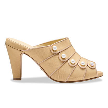 Christine 85 in Khaki Grosgrain