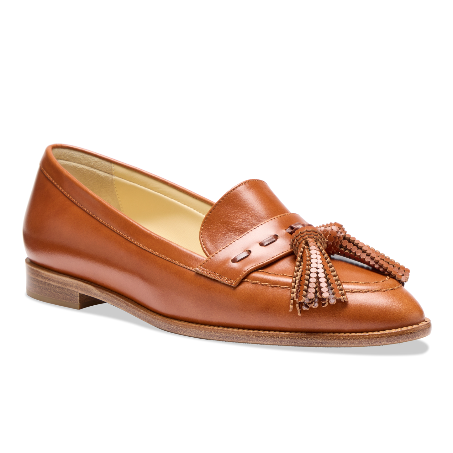 Janet Loafer in Cognac Box Calf