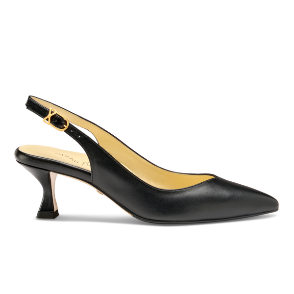 Amazon.com: SHOBOO Women Kitten Heels Pointed Toe Slingback Dress Pumps Shoes main image 2