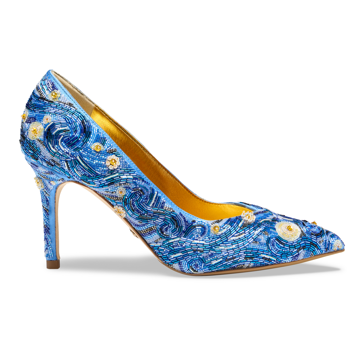Perfect Pump 85 in Starry Night Beaded Satin