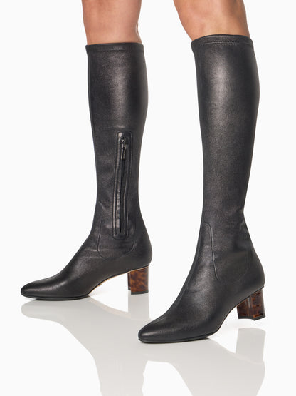 Alexandra in Black Stretch Nappa