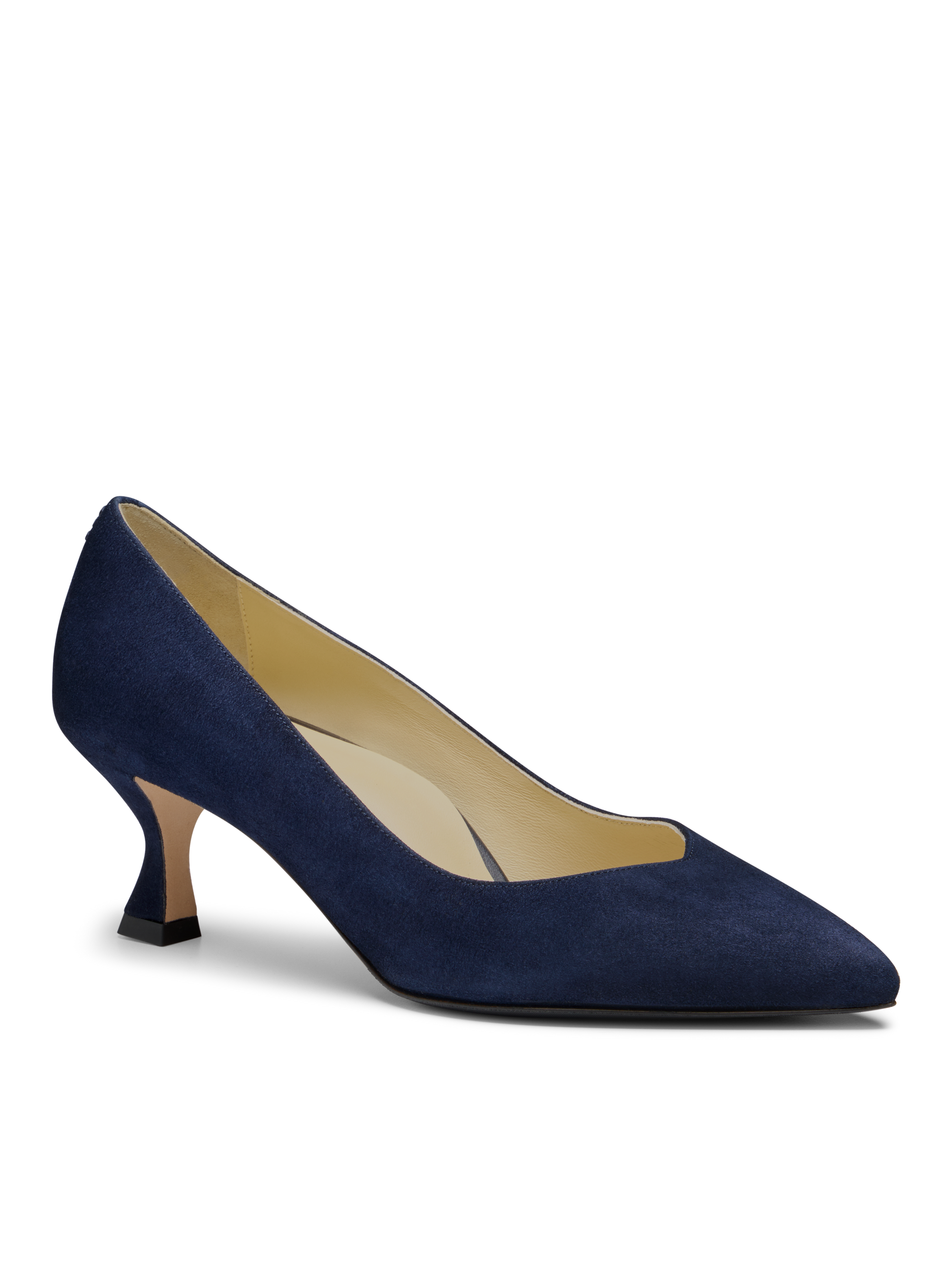 Perfect Kitten Pump 50 in Navy Suede