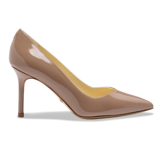 Perfect Pump 85 in Dusty Brown Patent