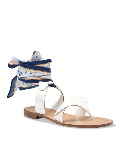 Beetle Cat Grear Ties in Blue Nautical Silk