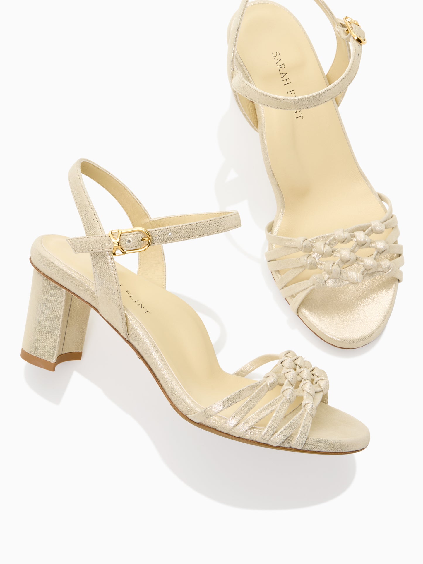 Perfect Erika 60 in Gold Shimmer Suede