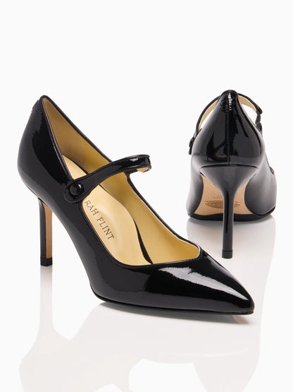 Perfect Mary Jane Pump 85 in Black Patent
