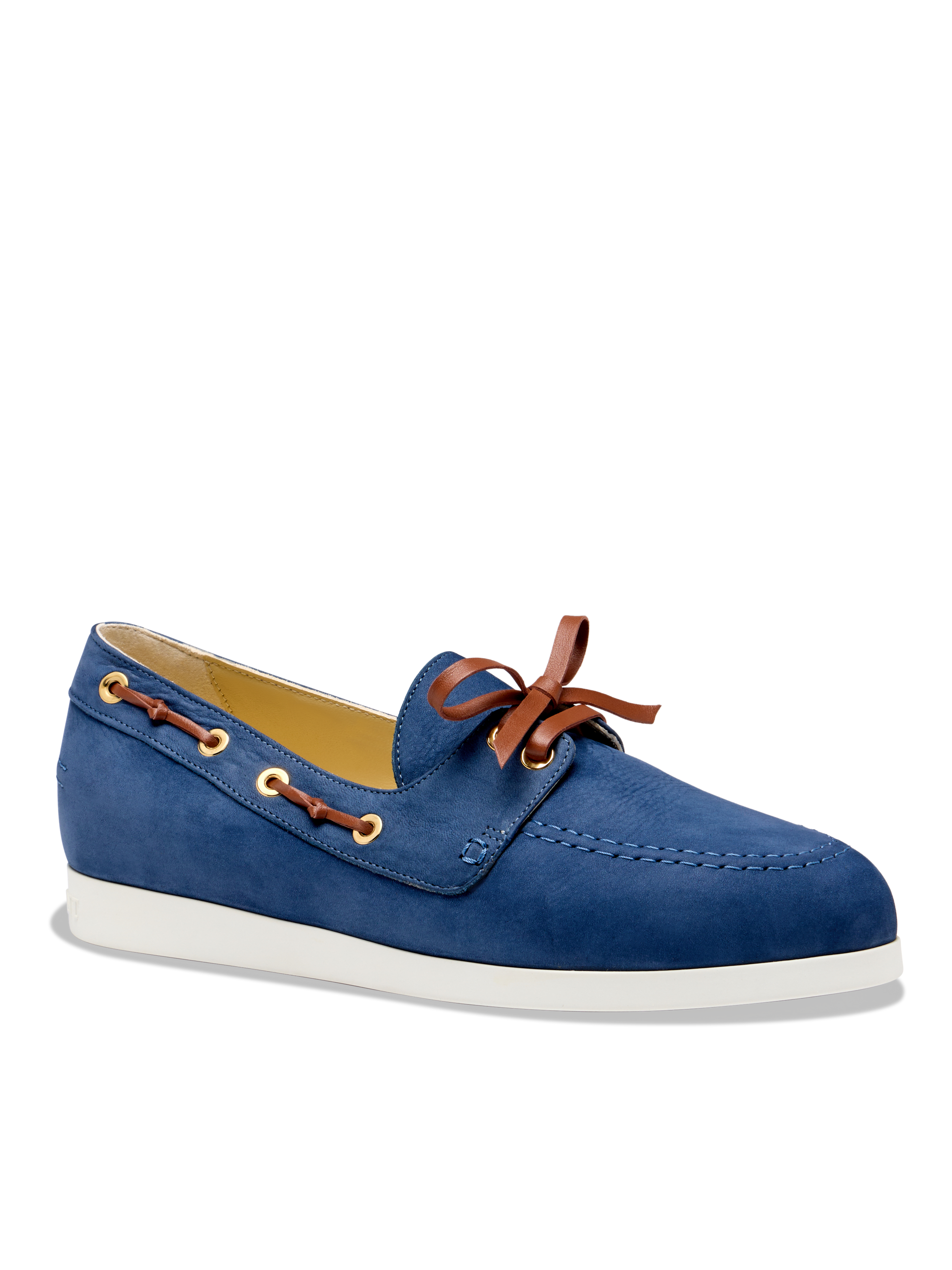 Boat Shoe in Dusty Blue Nubuck