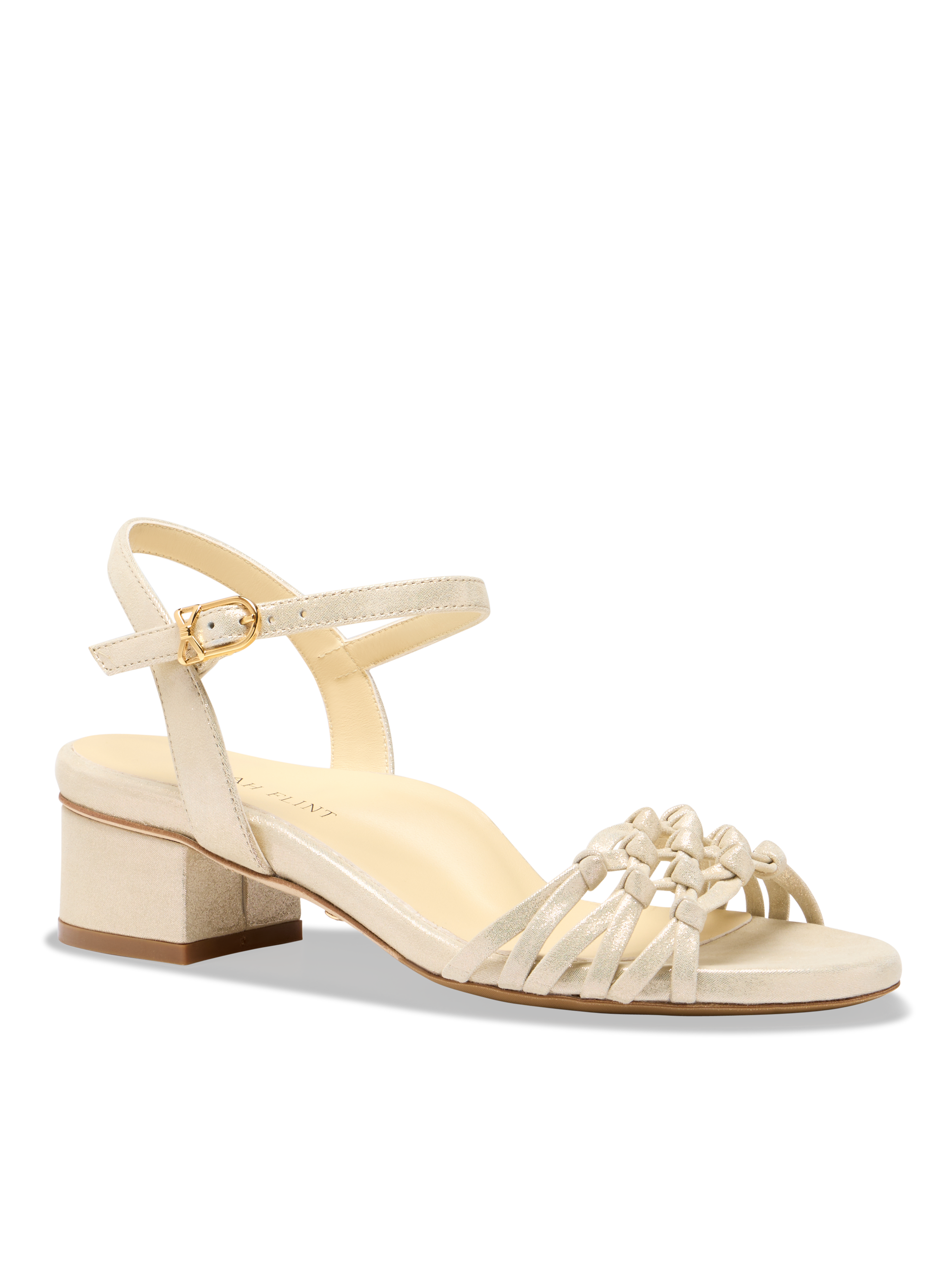 Perfect Erika 30 in Gold Shimmer Suede