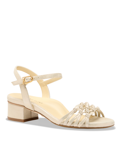 Perfect Erika 30 in Gold Shimmer Suede