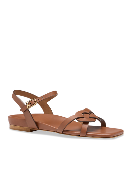 Perfect Dawn Sandal in Cognac Calf