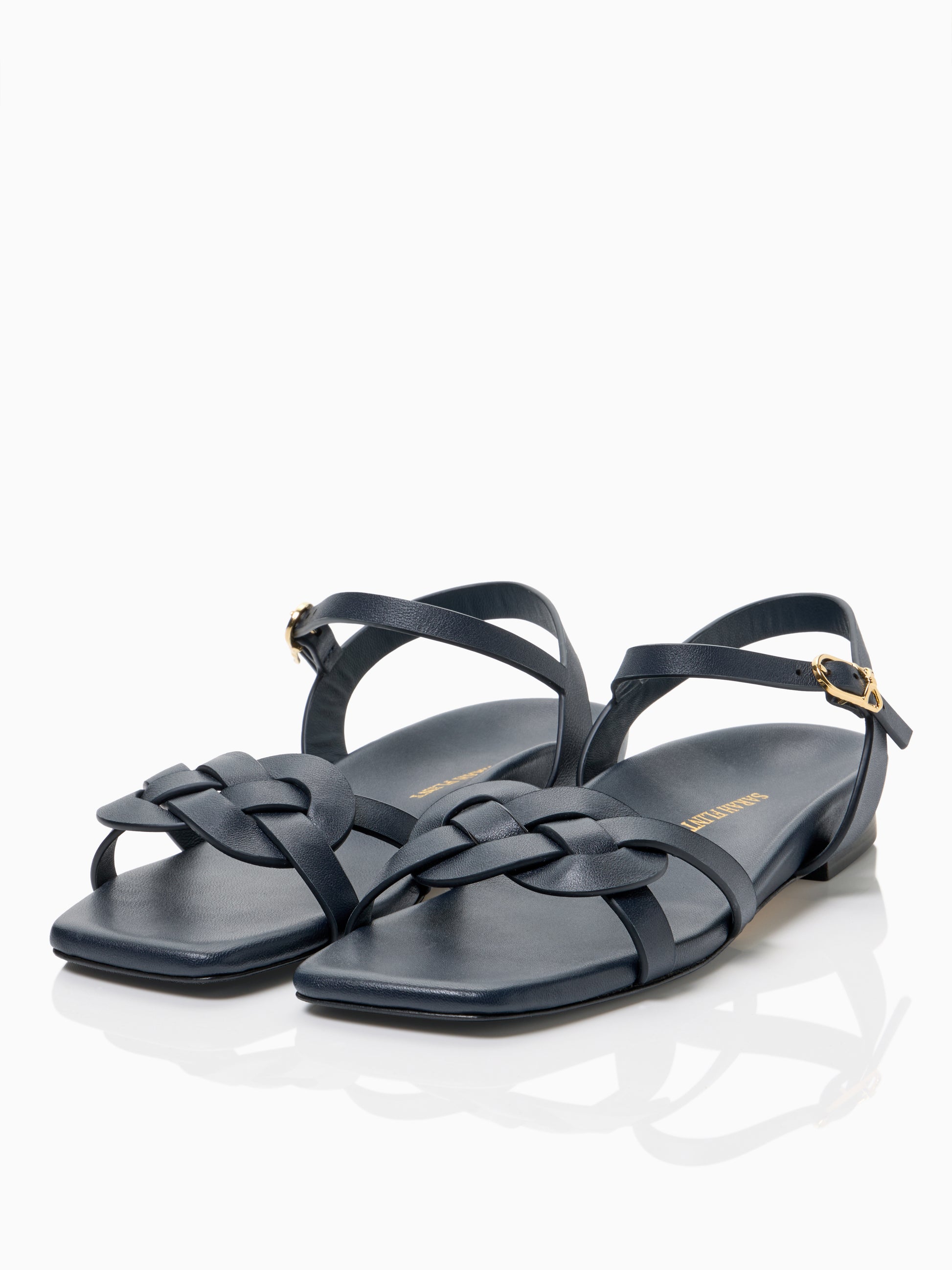 Perfect Dawn Sandal in Navy Nappa