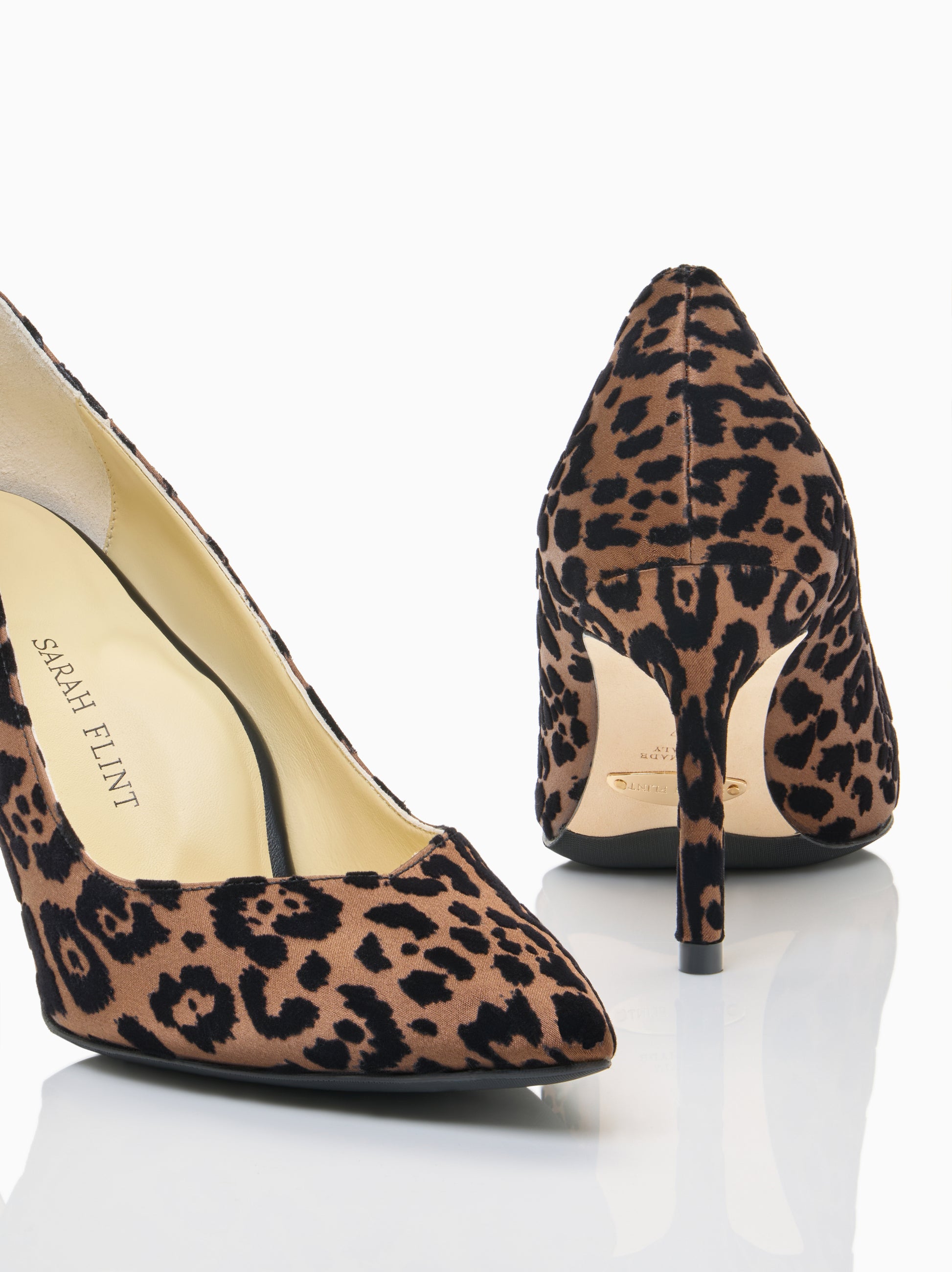 Perfect Pump 85 in Leopard Burnout Velvet