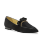 Gudel in Black Suede and Gold Chain