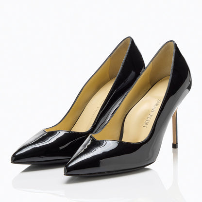 black dress pumps mysoft Kitten Heels for Women Low Heel 2 Inch Closed Toe Wedding Shoes Tiny faceted crystals scattered across fine mesh Cole Haan Vivica Pointed Toe