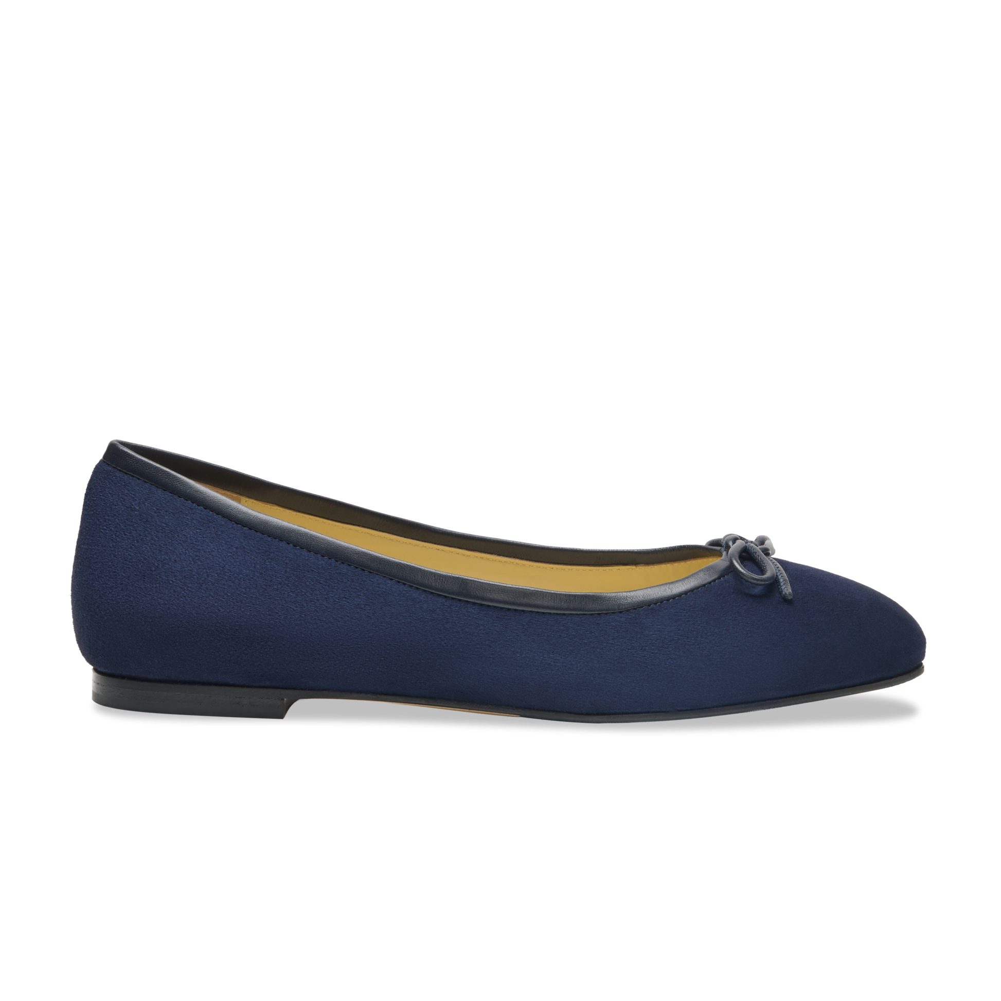 Perfect Ballet Flat in Navy Suede