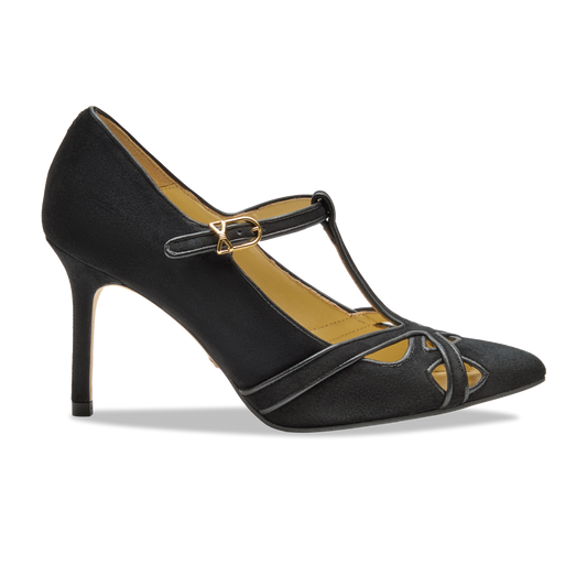 Perfect Perez 85 in Black Suede