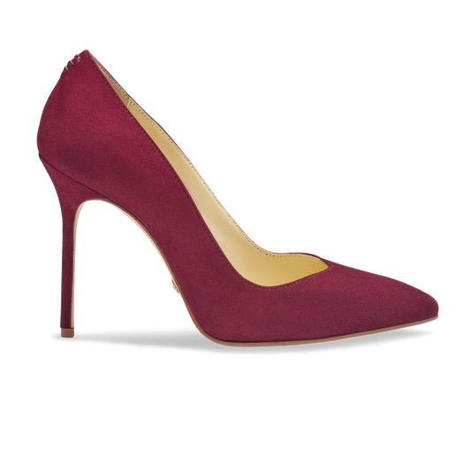 Perfect Pump 100 in Bordeaux Suede