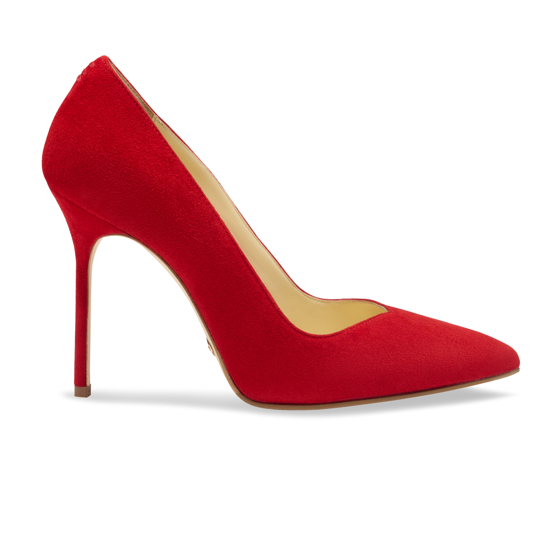 Perfect Pump 100 in Lipstick Red Suede