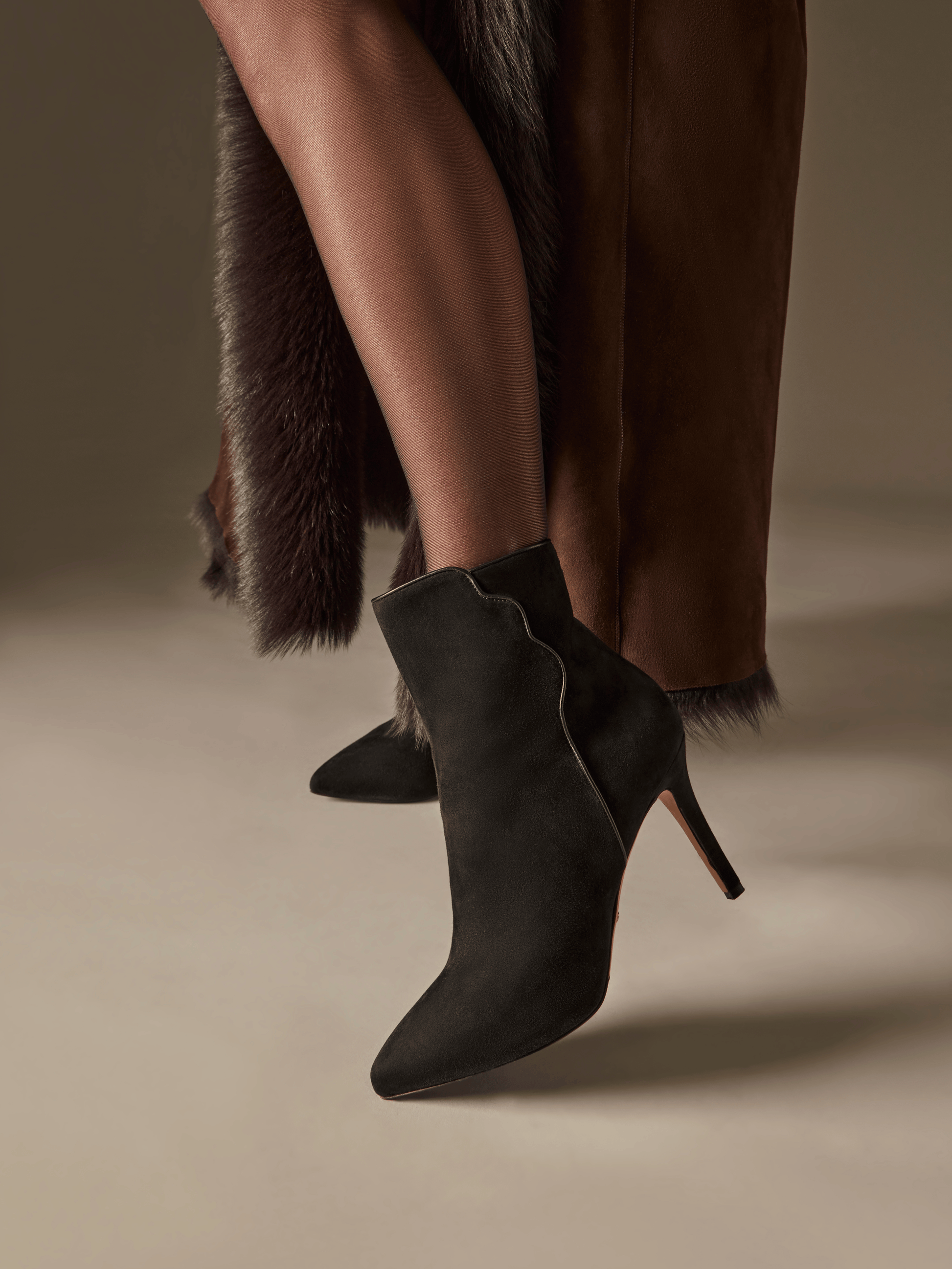 Perfect Dress Bootie 60 | Black Suede | Sarah Flint IT 42 - US 11 / Black Suede Perfect Dress Bootie 60 | Black Suede | Sarah Flint IT 42 - US 11 / Black Suede