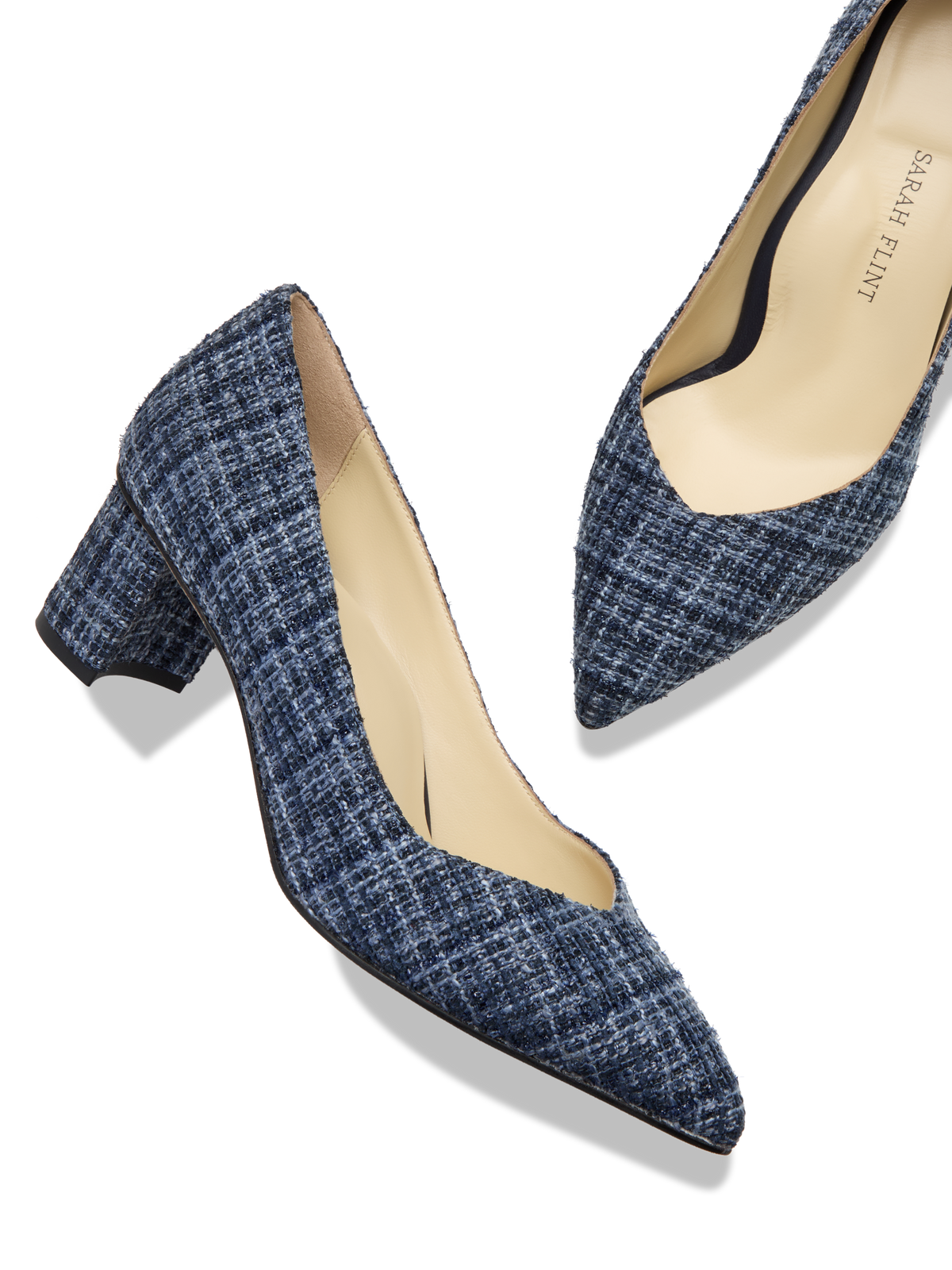 Perfect Emma in Midnight Navy & Metallic Fleck
