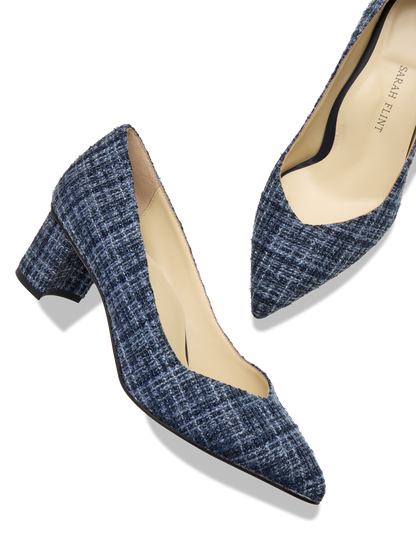 Perfect Emma in Midnight Navy & Metallic Fleck