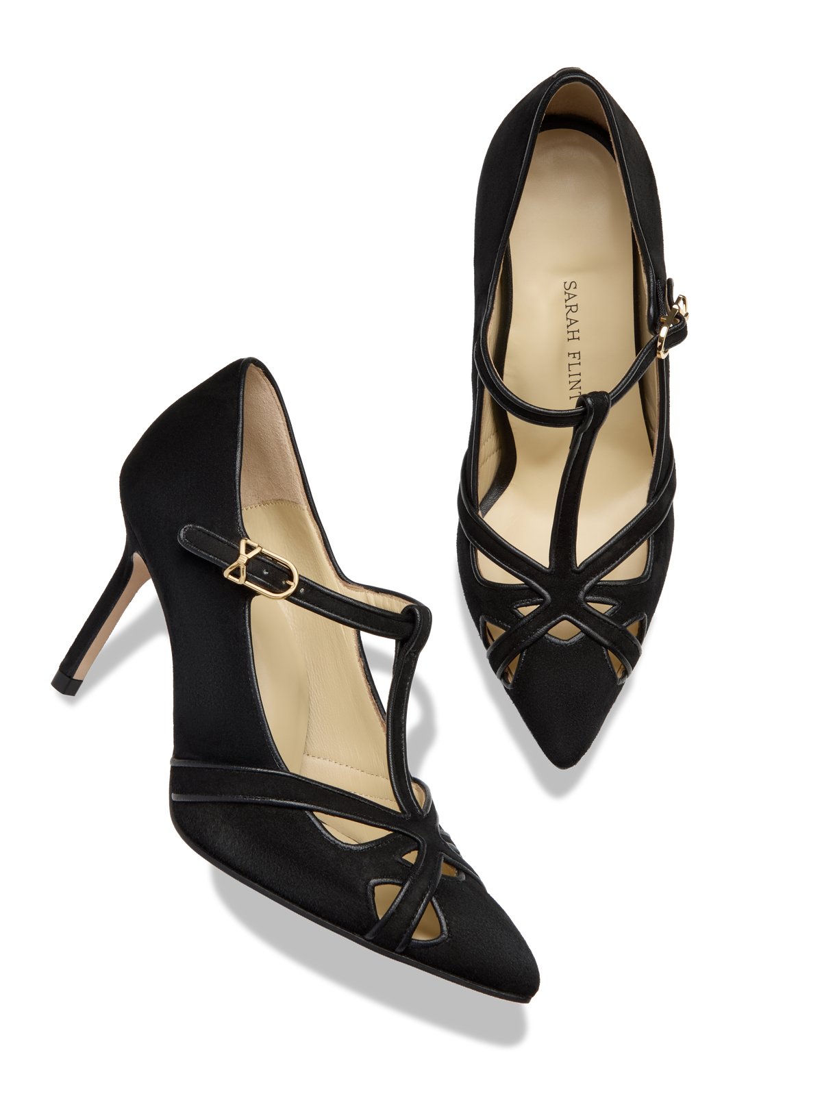 Perfect Perez 85 in Black Suede