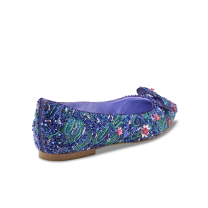 Water Lily Natalie in Water Lilies Embellished Silk