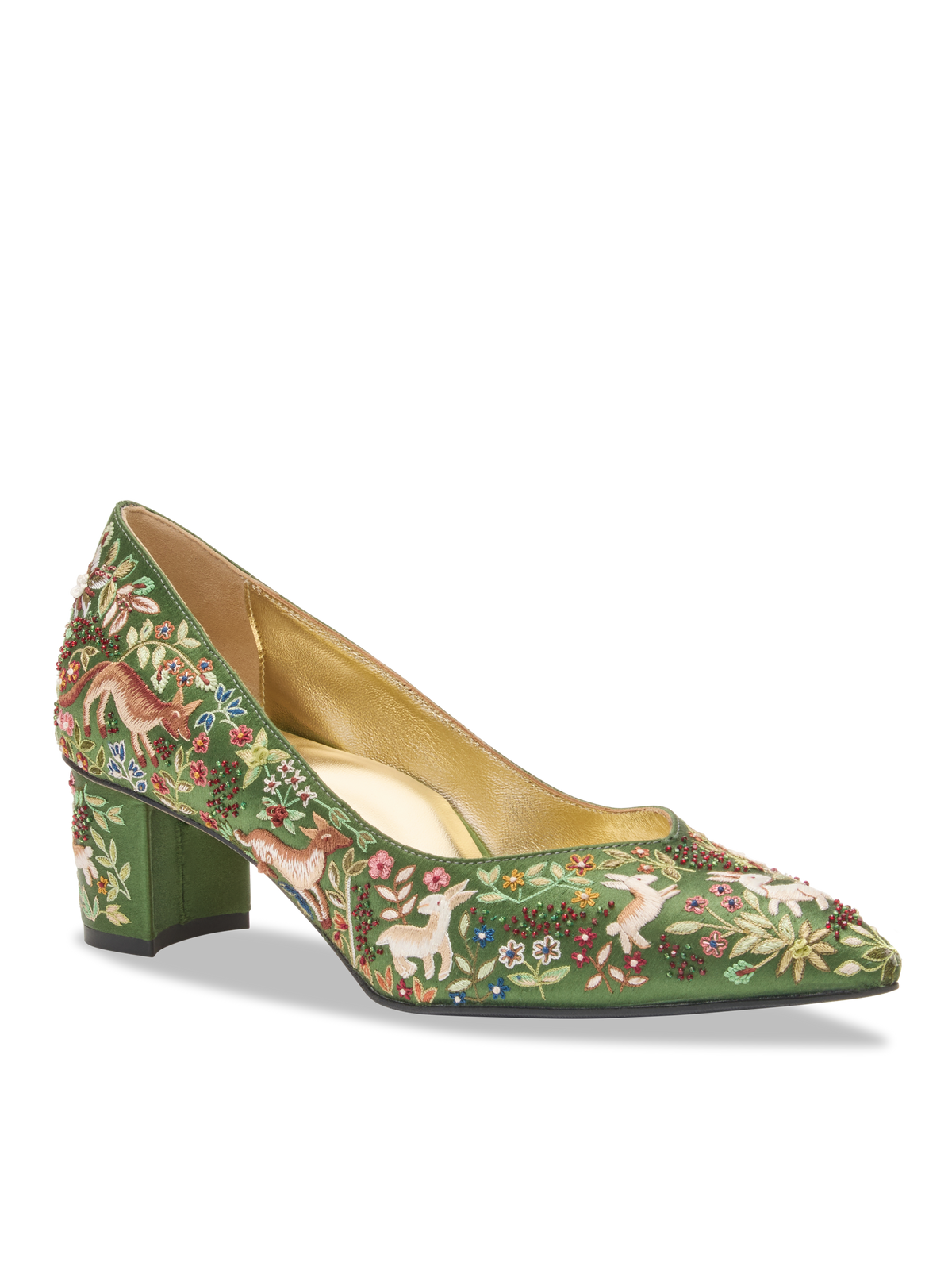 Perfect Emma And The Unicorn in Emerald Tapestry Satin
