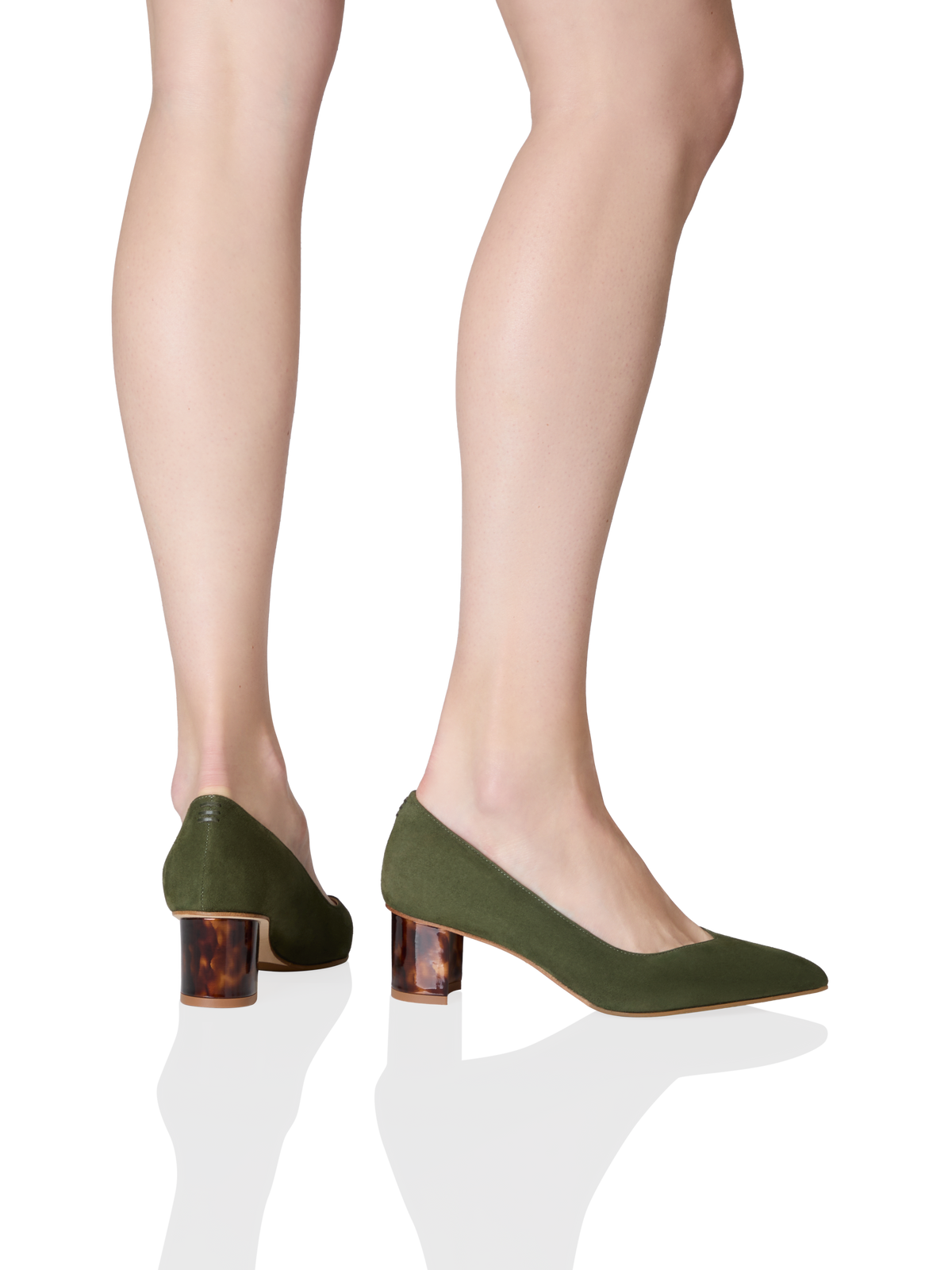 Perfect Emma in Olive Suede
