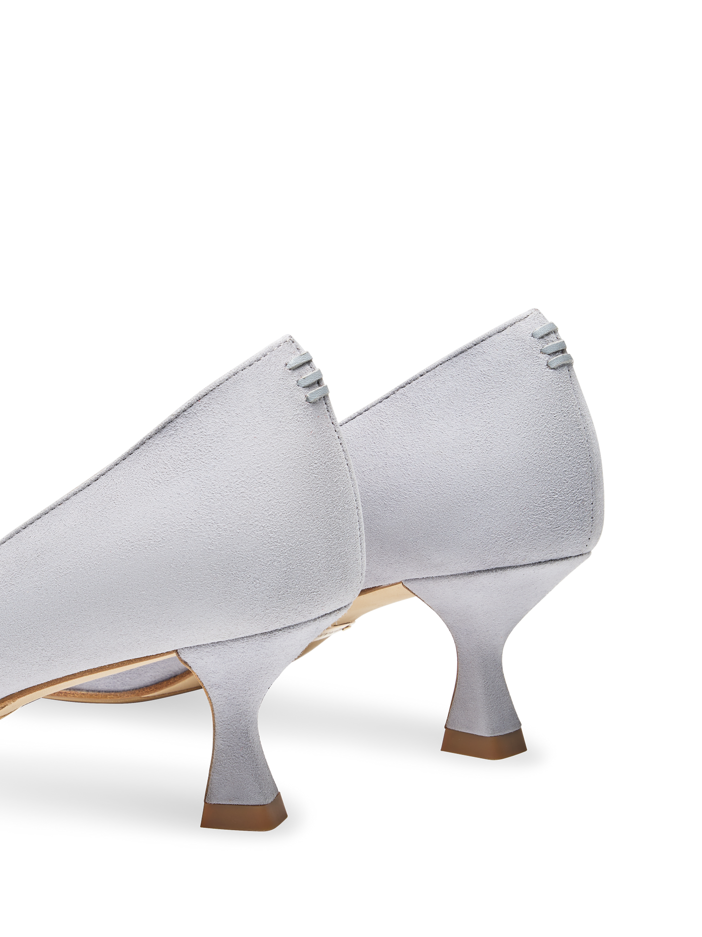 Perfect Kitten Pump 50 in Misty Gray Suede