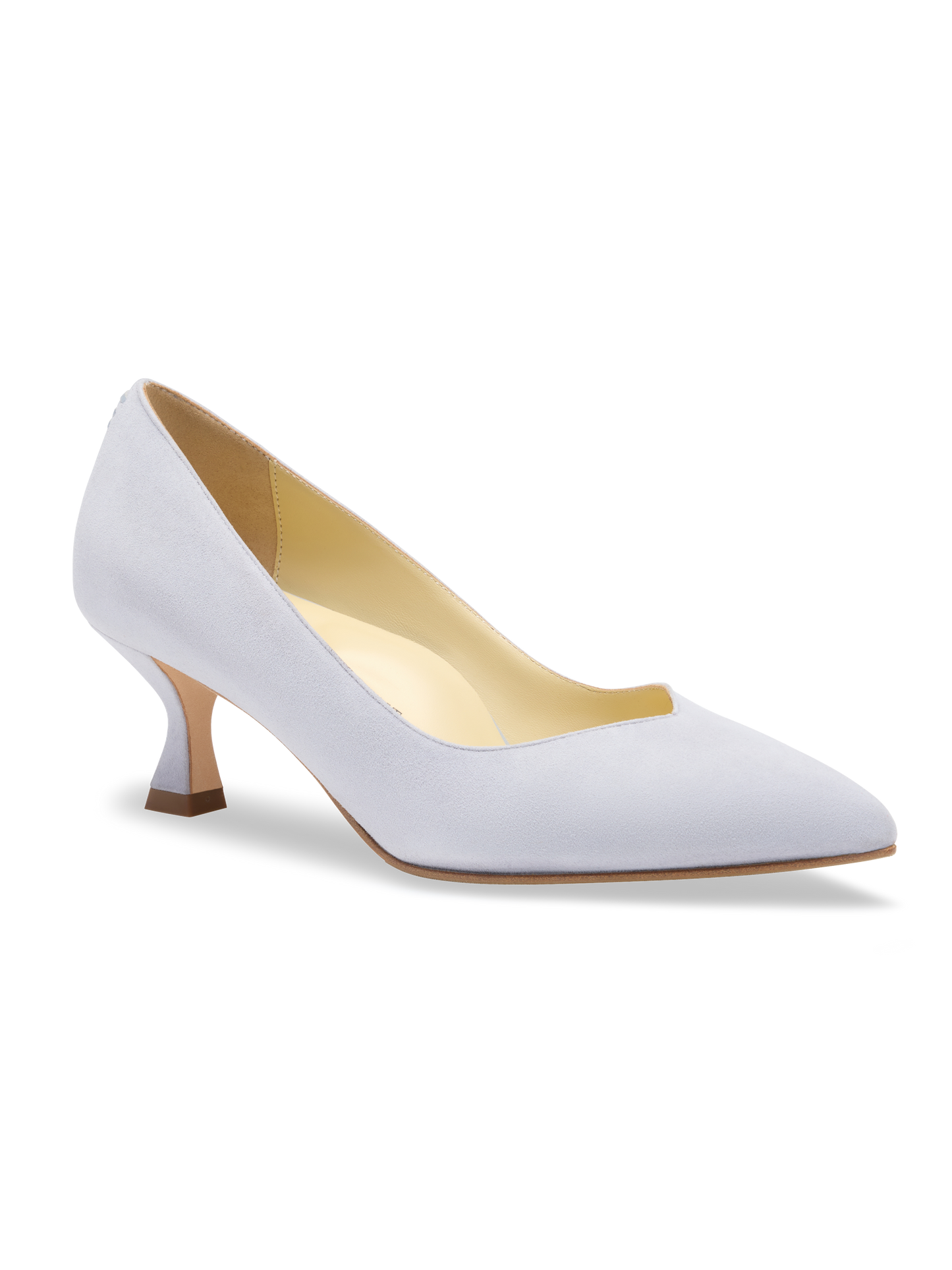 Perfect Kitten Pump 50 in Misty Gray Suede
