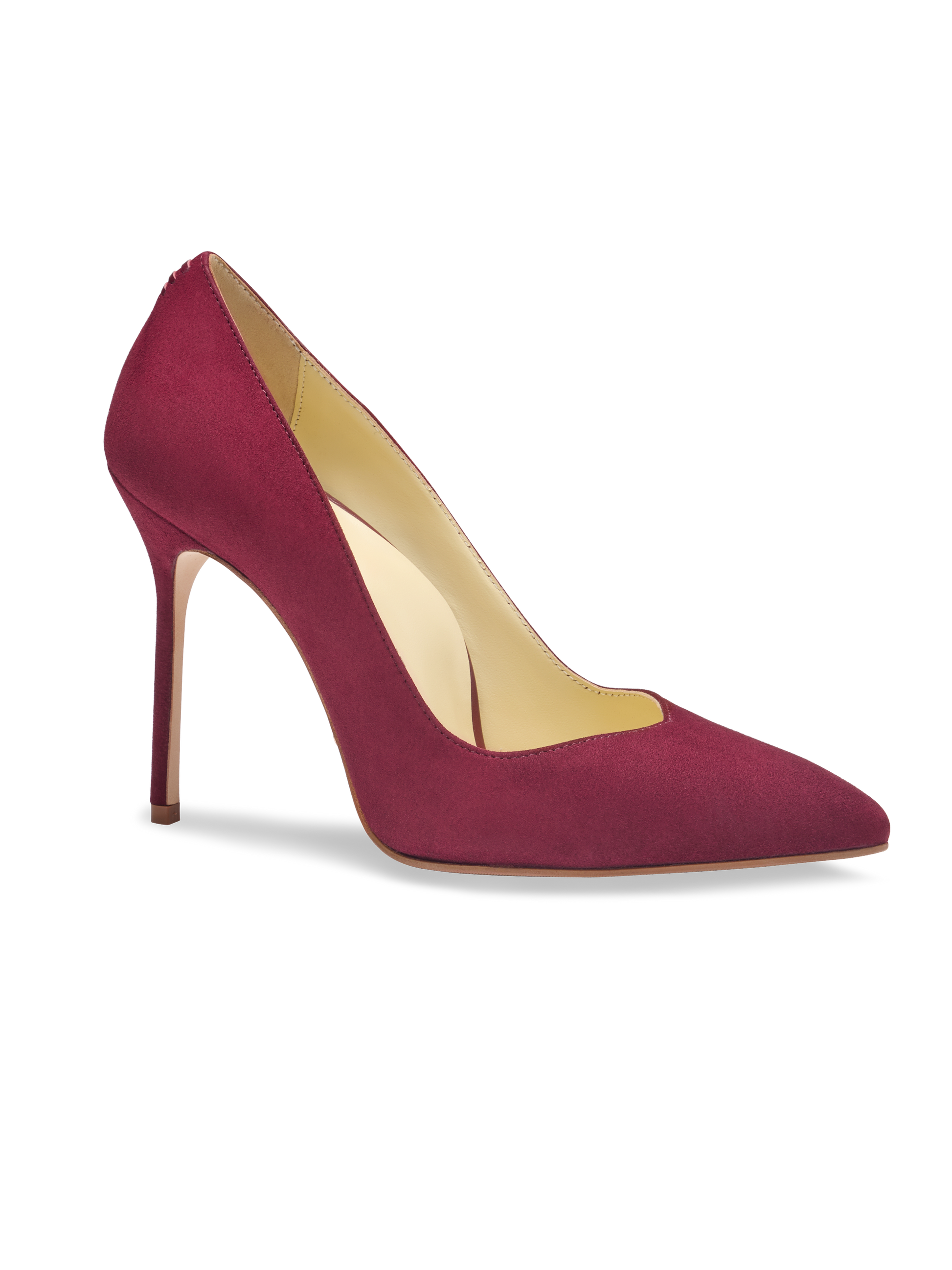 Perfect Pump 100 in Bordeaux Suede