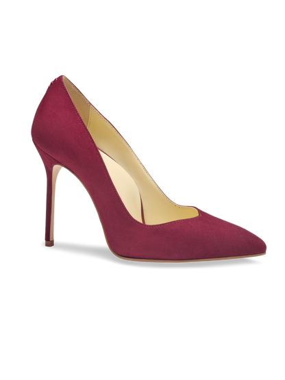 Perfect Pump 100 in Bordeaux Suede