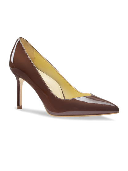 Perfect Pump 85 in Deep Mocha Patent
