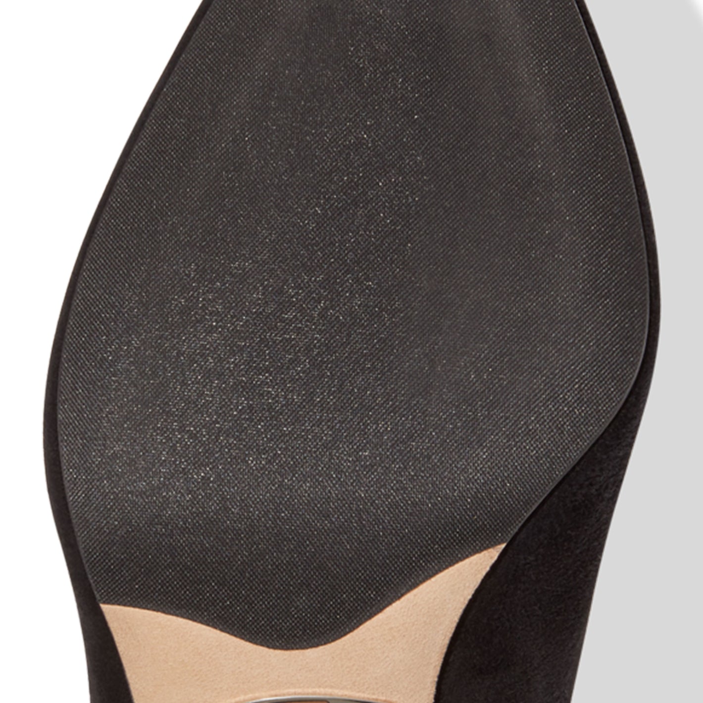 Sarah Flint rubber forepart sole shoe detail