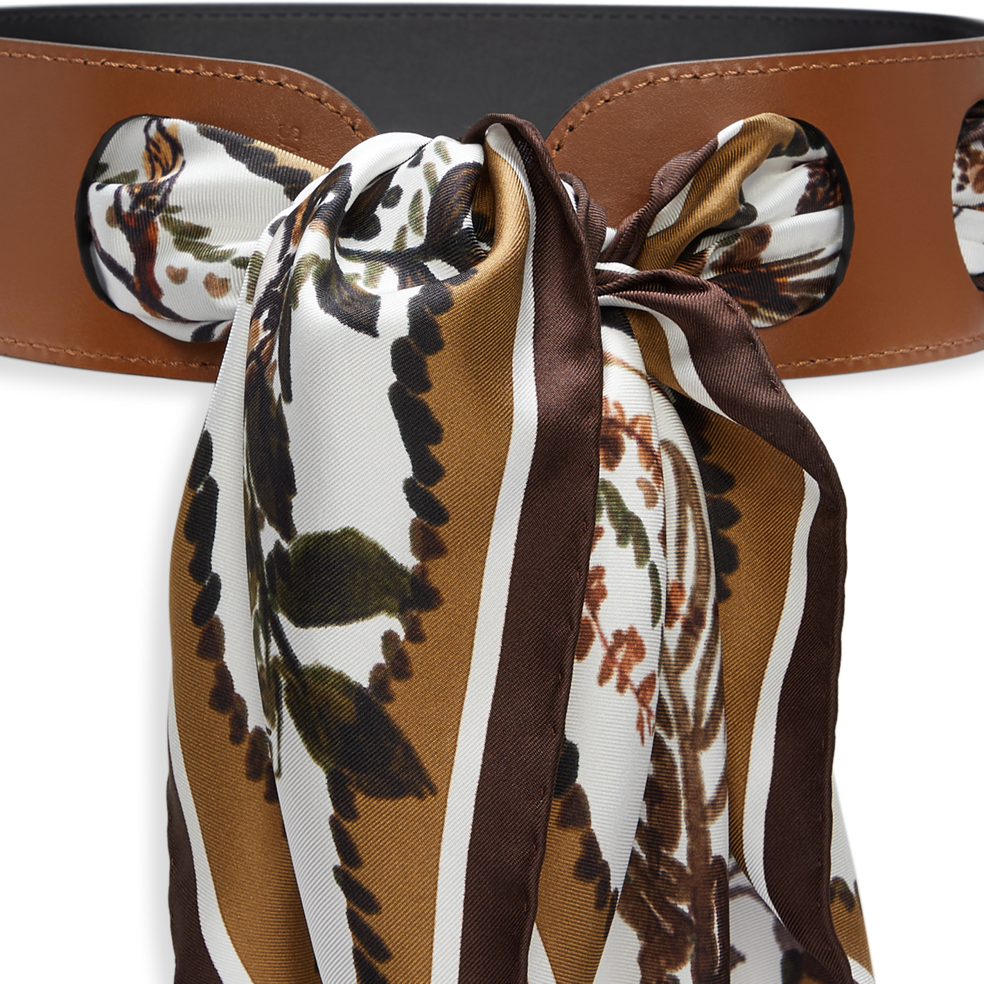 Sarah Flint reversible scarf waist belt details