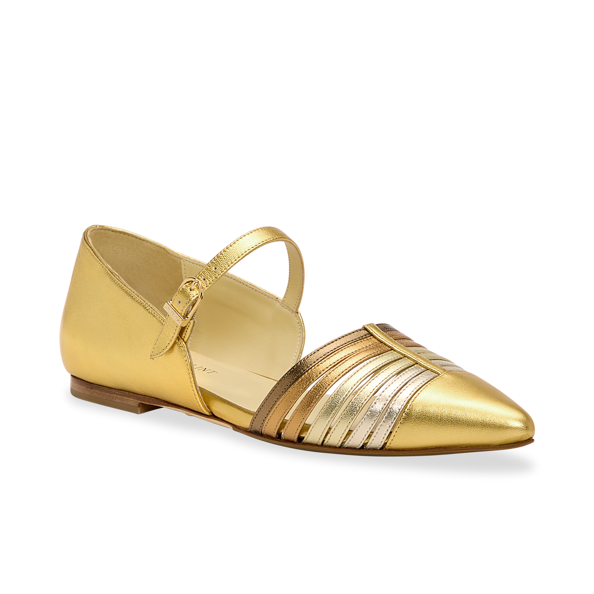 Aet D'Orsay in Bright Gold Ombre Nappa